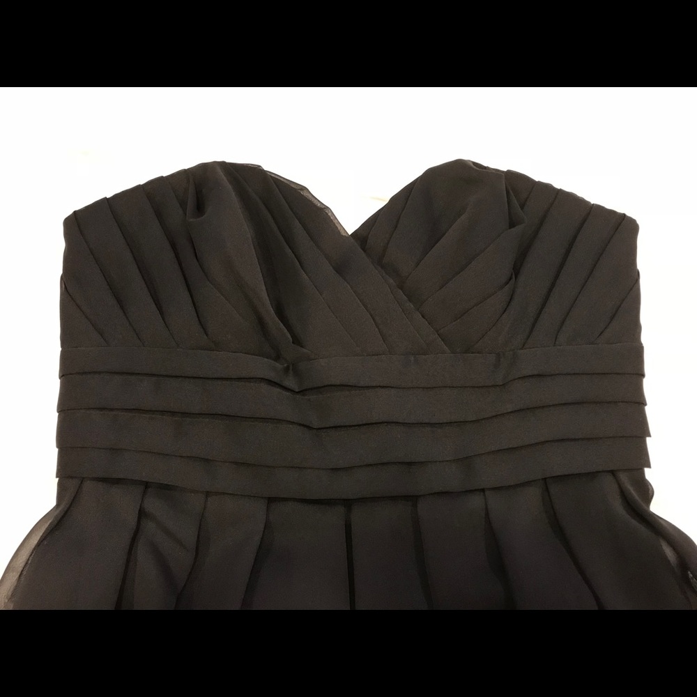 NWT Watters long black chiffon dress - formal